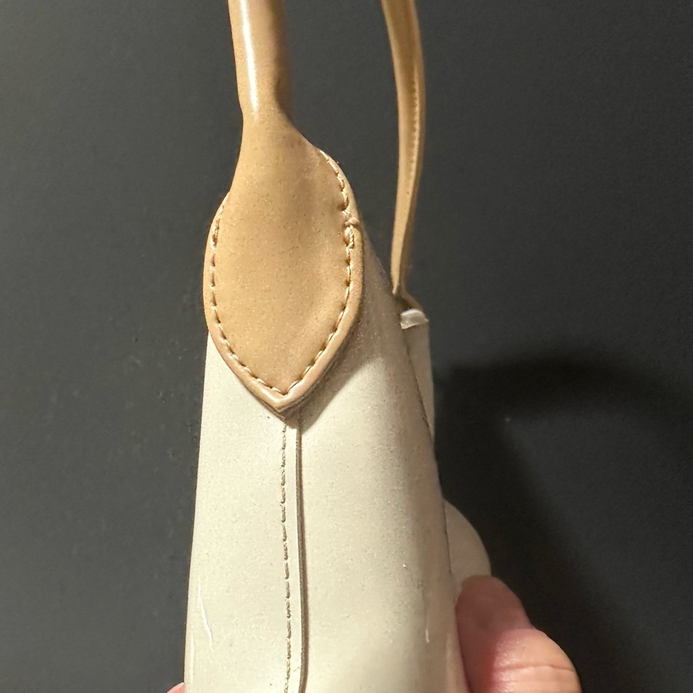 Beijo Cream and Tan Shoulder Bag - Picture 7 of 11